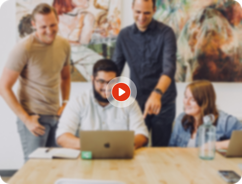 Marketing video banner